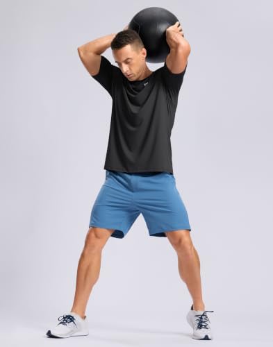 Men's Athletic Workout T-Shirts Moisture Wicking Running Shirts