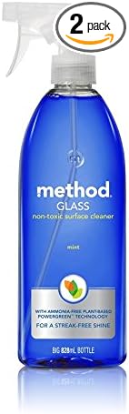 (2 Pack) - Method - Glass Cleaner Mint Spray | 828ml | 2 PACK BUNDLE