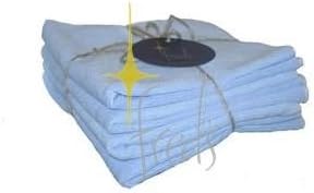 Fred's Ultra Plush Microfiber Towels 4-Pack - 16" x 16" Premium Cleaning Cloths