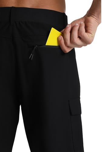 Men's 9“ Quick Dry Hiking Cargo Short Lightweight Golf Short with 5 Pockets