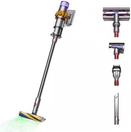 Dyson V15 Detect Cordless Stick Vaccum, Yellow/Nickel (Renewed)
