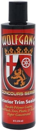 Wolfgang Concours Series Exterior Trim Sealant | Protects Plastics, Rubber, Vinyl & Metal | Clear Finish & UV Protection