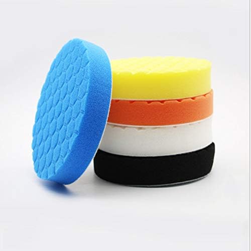 5Pcs 3inch 4inch 5inch 6inch 7inch Buffing Sponge Polishing Pad Kit Waxing for Car Polisher (7inch)