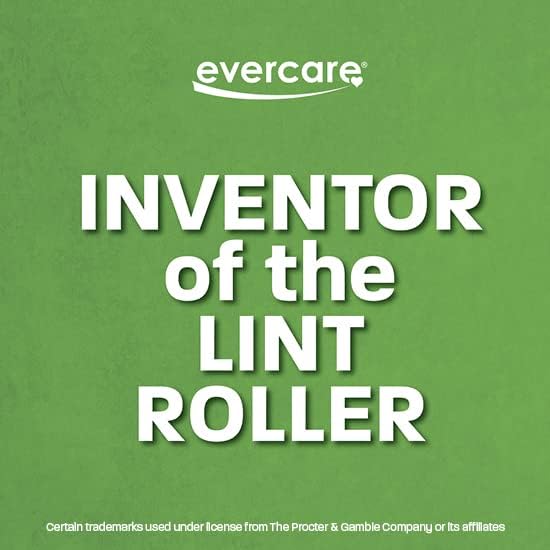 Evercare Pack of 6 Gain Scented All-Purpose Lint Roller Refill Rolls, 60 Sheets Each