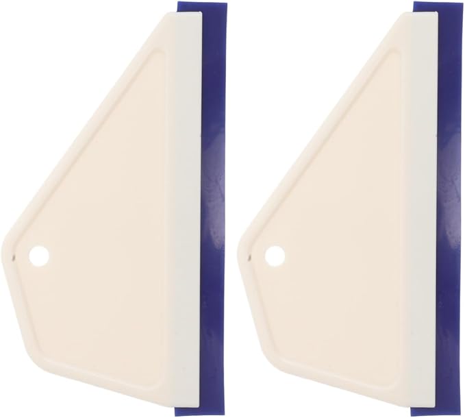 2Pcs Automotive Film Tools Vinyl Wrap Scraper for Car Window Tinting and Decal Installation with Durable TPE Material fo