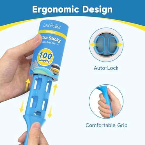 1200 Sheets Extra Sticky Lint Rollers for Pet Hair