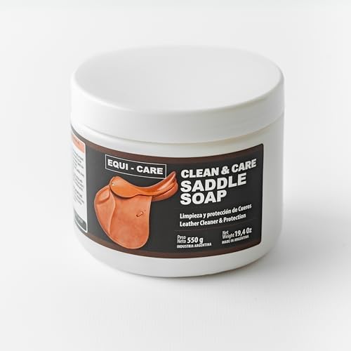 Clean & Care Saddle Soap, Glycerin-Based soap with Added Moisturizers Designed to Clean and Condition Leather. Keep Your Leather tack and Equipment in top Condition.