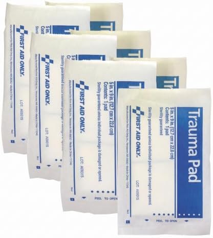FAE-6024 SmartCompliance Refill 5 x 9 Trauma Pad, 2 Count (Pack of 4)