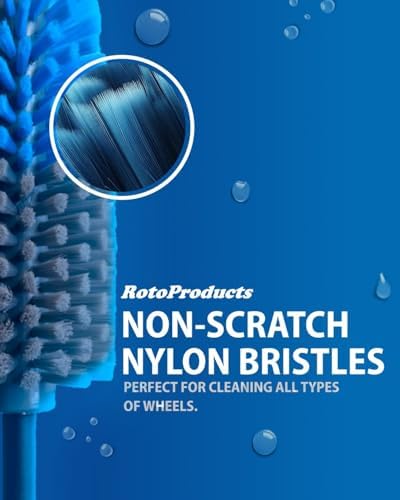 Long Reach Wheel Brush for Drill, Car Detailing Attachment