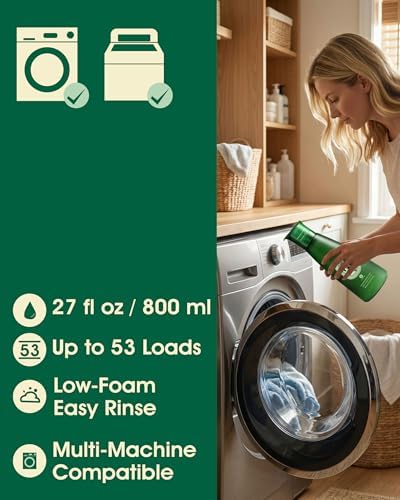 Pet Hair Remover for Laundry Booster, Odor & Stain Removal, 53 Loads
