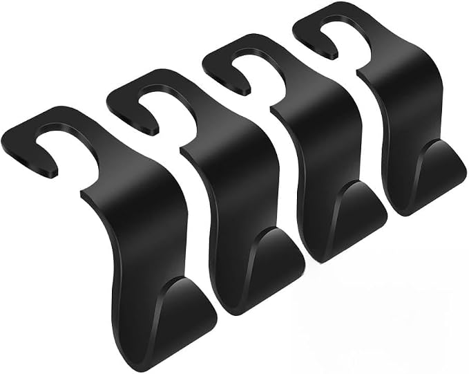 4 Pack Car Seat Headrest Hook Vehicle Backpack Hooks Hanger