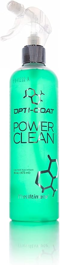 OPTI-COAT – Power Clean – Safely Clean All Automotive Surfaces; Utilizes Special Polymers and Emulsifiers; Tough on Dirt