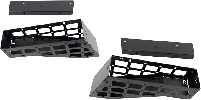 HIGH FLYING for Jeep Wrangler JK 4dr 2007-2017 Car Accessories Modular Storage Trunk Organizer L+R Molle Storage Boxes*2