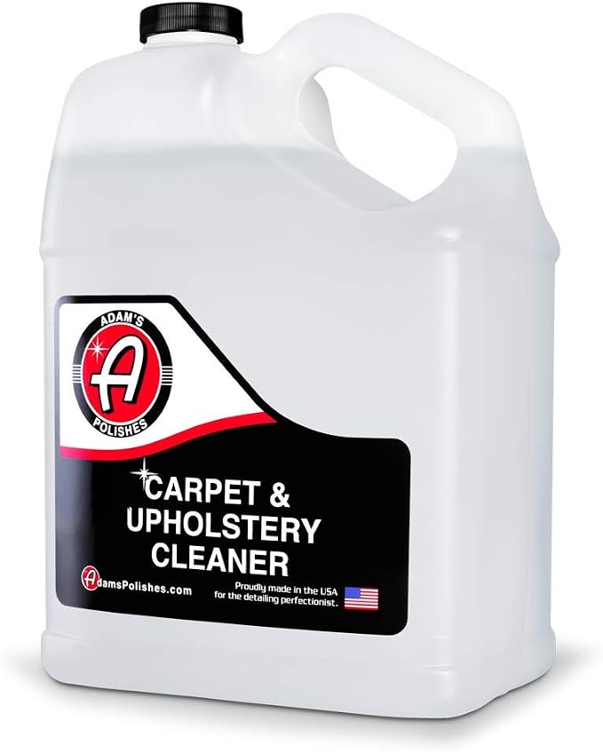 Adam's Polishes Carpet & Upholstery Cleaner - Powerful Car Carpet Cleaner for Auto Detailing, Fabric Interior Solution,