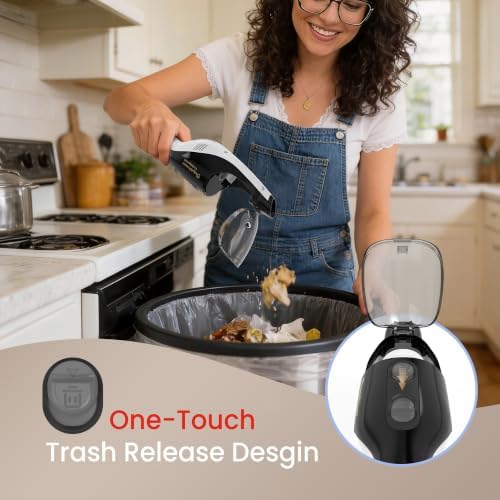 DolphPower Handheld Vacuum, 4500 Pa Cordless Mini Vacuum, Black