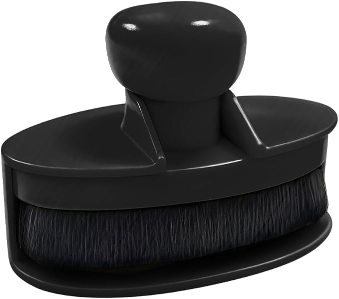 Car Tire Shine Applicator, Soft Bristle Vehicle Tyre Dressing Applicator Brush with Storage Stand, Portable Auto Tire Sh