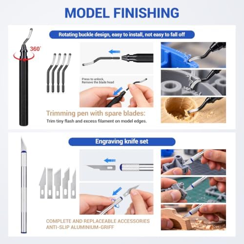 65Pcs 3D Printer Tools Kit with Storage Case, 3D Printer Accessories
