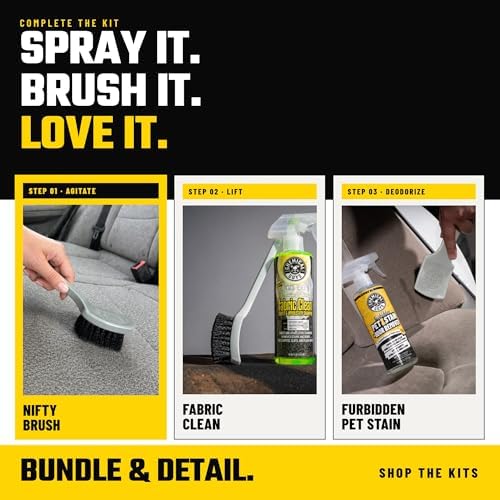 The Nifty Interior Detailing Brush, Soft Bristle, 2 Pack