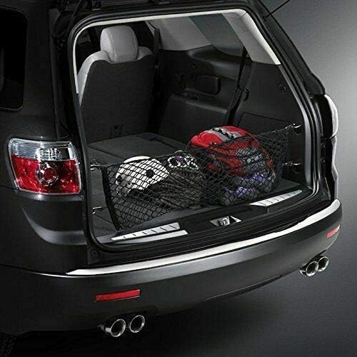 Rear Trunk Organizer Cargo Net for GMC Acadia 2007-2016 – Envelope Style Cargo Net for SUV - Premium Mesh Elastic Car Tr