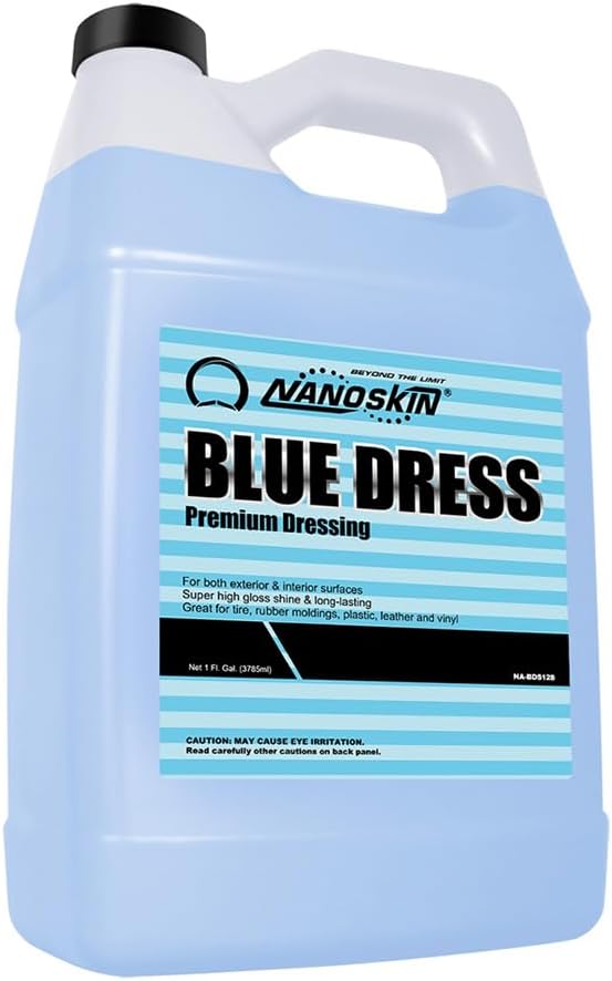 Nanoskin BLUE DRESS Dressing for Tire And Trim Shine, 1 Gallon