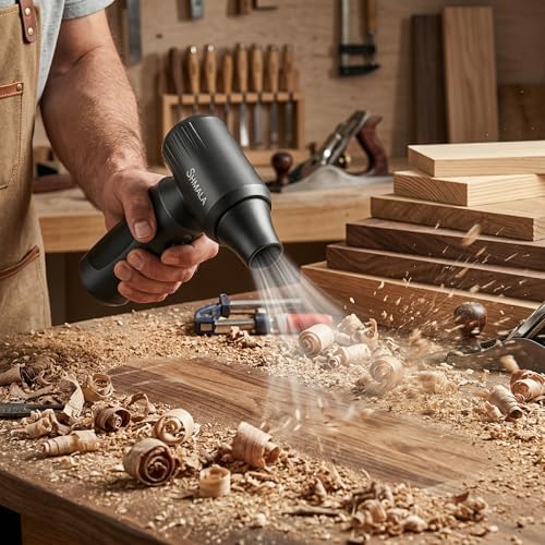Compressed Air Duster – Super Powerful 300,000 RPM Cordless Air Duster, Rechargeable Brushless Motor, 3-Speed Adjustable, Portable Air Blower for Keyboards, PCs, Laptops, Cars, Home & Office