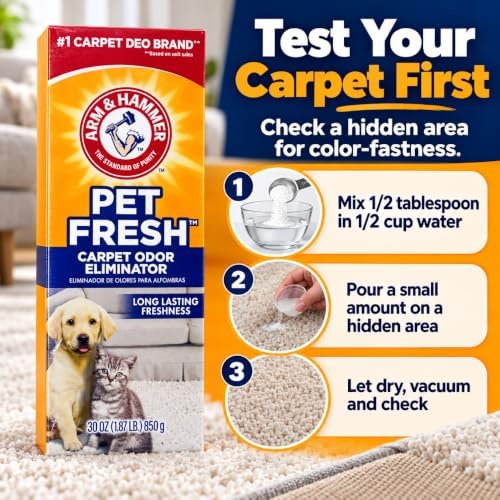 Pet Fresh Carpet Odor Eliminator Plus Oxi Clean Dirt Fighters (Pack of 3), 48.9 Ounce
