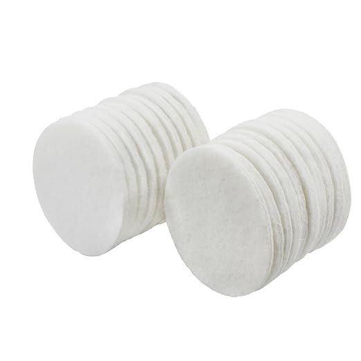 4 Inch 1200 Grit Drill Brush Scrubber Scouring Pads, 5 Pcs Hook & Loop Power Scrubber Scour for Rotary Tools, Random Orbital Sander (White)