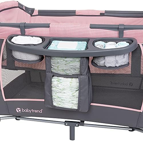 Passport Cargo Travel System, Pink Bamboo with Lil' Snooze Deluxe III Bassinet