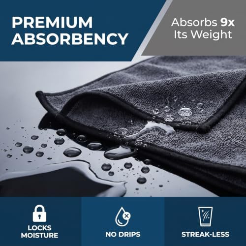 Jeaver Window Cleaning Cloth XXL, Jeaver Microfiber Cleaning Cloth, Jeaver Cloth for Glass and Windows (1PC)