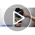 Hat Organizer for Baseball Caps 2 Packs with Built-in Spring Clips - Wall Mount Closet Hat Rack Holder,Storage for Door/Closet Display Hat Racks Hanger (Strong Adhesive & Screws) Matte Black.