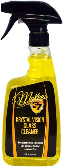 McKee's 37 Krystal Vision Glass Cleaner (No Ammonia Streak-Free Cleaner), 22 fl. oz.