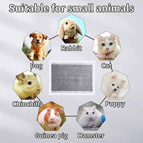 Rabbit Pee Pads 23.62"x17.72" Disposable Cat Cage Liners Black Carbon Super Absorbent Odor-Control,Bunny Potty Training Pad with Quick-Dry Surface for Puppy Kitten Hamsters Dog(50 Pieces)