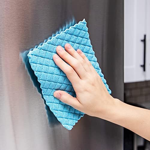 Libman Microfiber Sponge Cloths, Pink/Blue/Green, 9 Cloths
