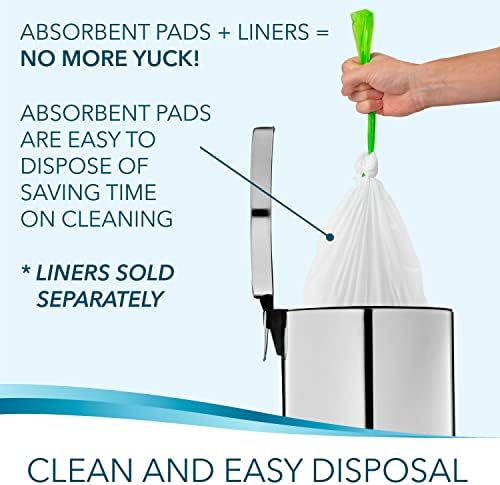 Value Pack of 40 Disposable Absorbent Bedside Commode Pads