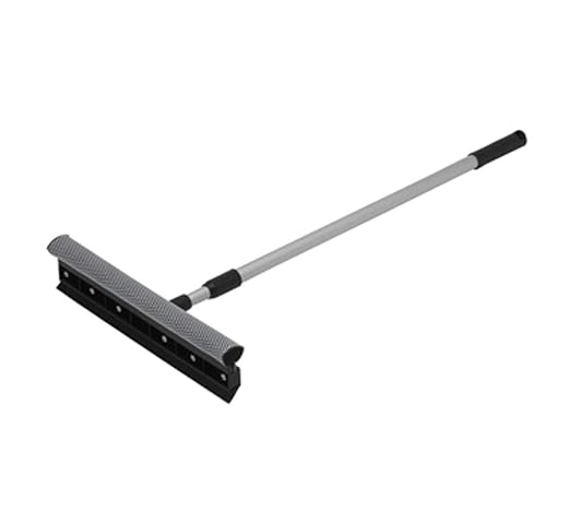 Winco Window Squeegee with Telescopic Handle, 15-Inch