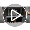 Storage Boxes, Extra Large Cabinet with Lids, Foldable, 4 Packs