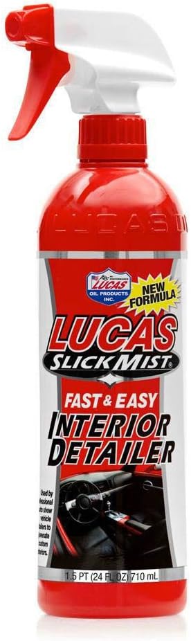 Lucas Oil 10514 Slick Mist Interior Detailer - 24 oz. (Quantity 8)