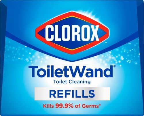 CLOROX ToiletWand Toilet Cleaner Refills,Toilet brush,Original,10 Count (Pack of 6)