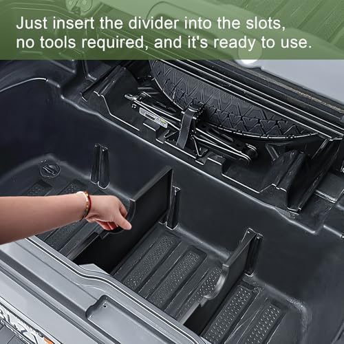 Trunk In-Bed Dividers for 2017-2026 Honda Ridgeline Accessories
