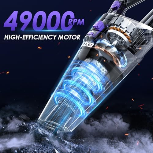 Handheld Vacuum Cordless, 15000PA Hand Vacuum, Car Vacuum Cleaner