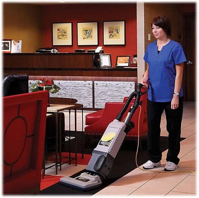 ProTeam ProForce 1500XP Bagged Upright Vacuum Cleaner with HEPA Media Filtration, Commercial Upright Vacuum with On-Board Tools, Corded