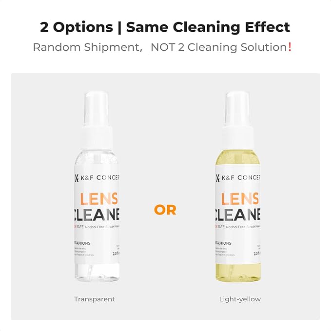 K&F Concept Newly Upgraded 11-in-1 Keyboard Cleaning Kit with Extra 60ml Cleaner - Multifunction Electronic Device Cleaner Set for Cell Phone Tablet PC Camera Keyboard Earbud