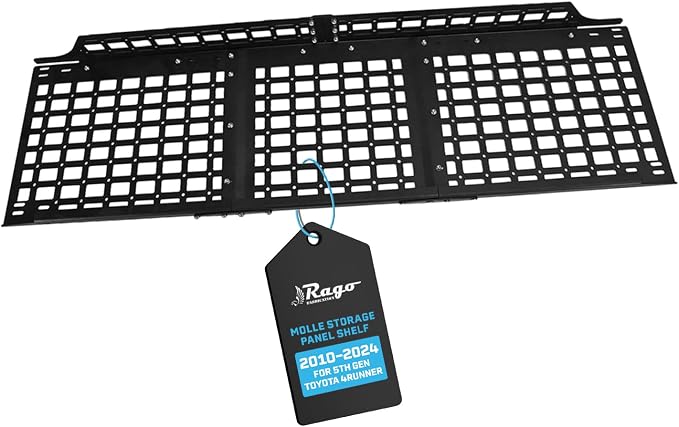 Rago Molle Storage Panel Shelf for 2010-2024 Toyota 4Runner 5th Gen Steel