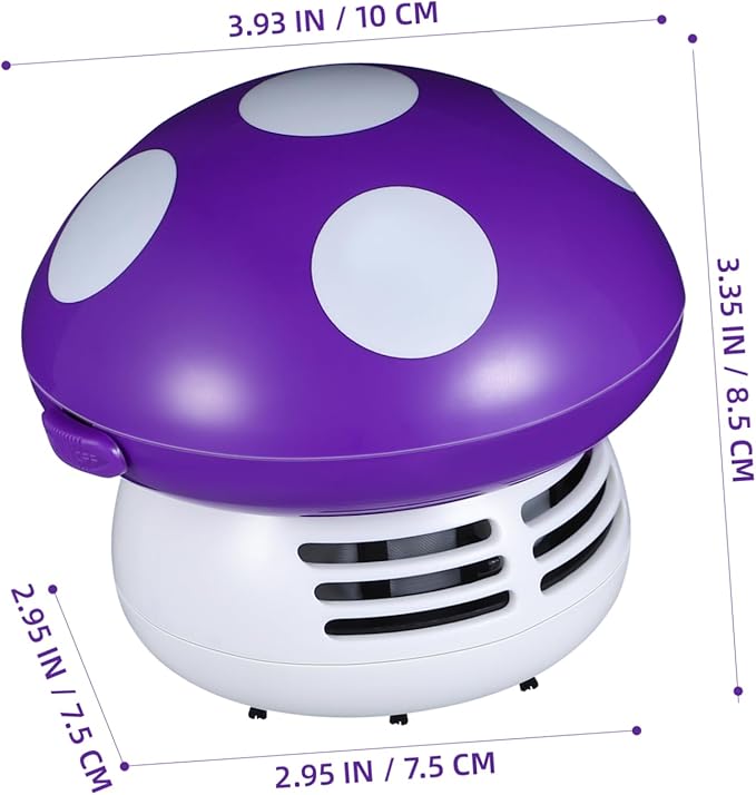 Alipis Desk Vacuum Cleaner Mini Tabletop Vacuum Portable Efficient Low Sound Ideal for Kitchen Counter and Desk Cleaning