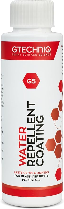 Gtechniq G5 Windshield Water Repellent Coating on Glass & Perspex 3.4 fl oz