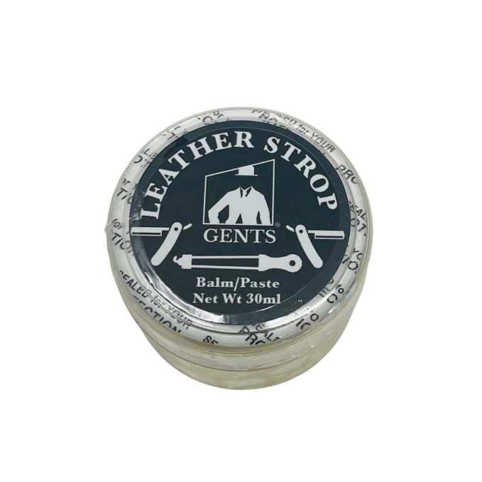 GENTS Leather Strop Conditioning Paste – 30ml Leather Balm for Razor Strops – Softens, Protects & Restores Leather – Mai