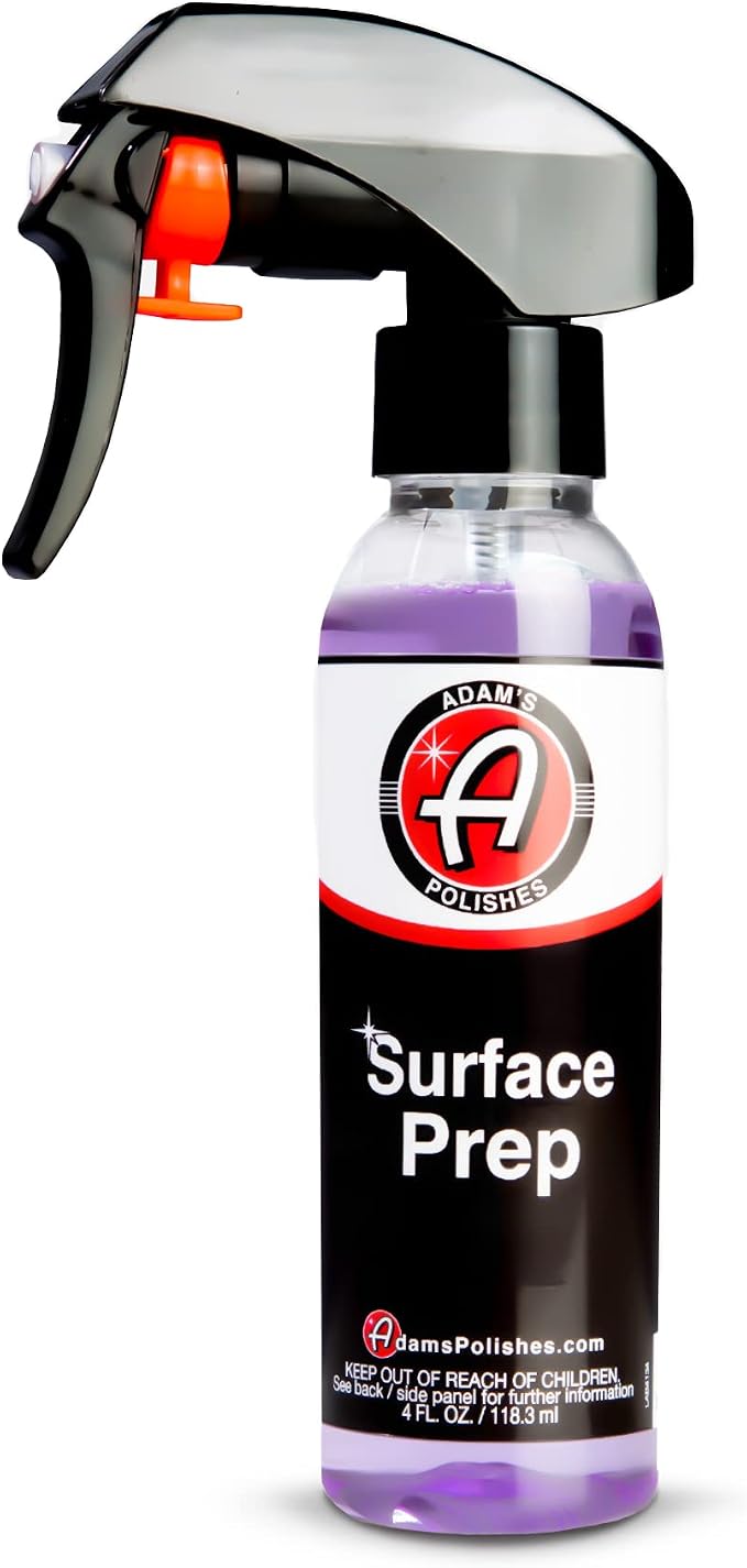 Adam's Polishes Surface Prep (4oz) - A Surface Cleanser Spray for Auto Paint Prep to Apply Any Ceramic Coating, Car Wax,
