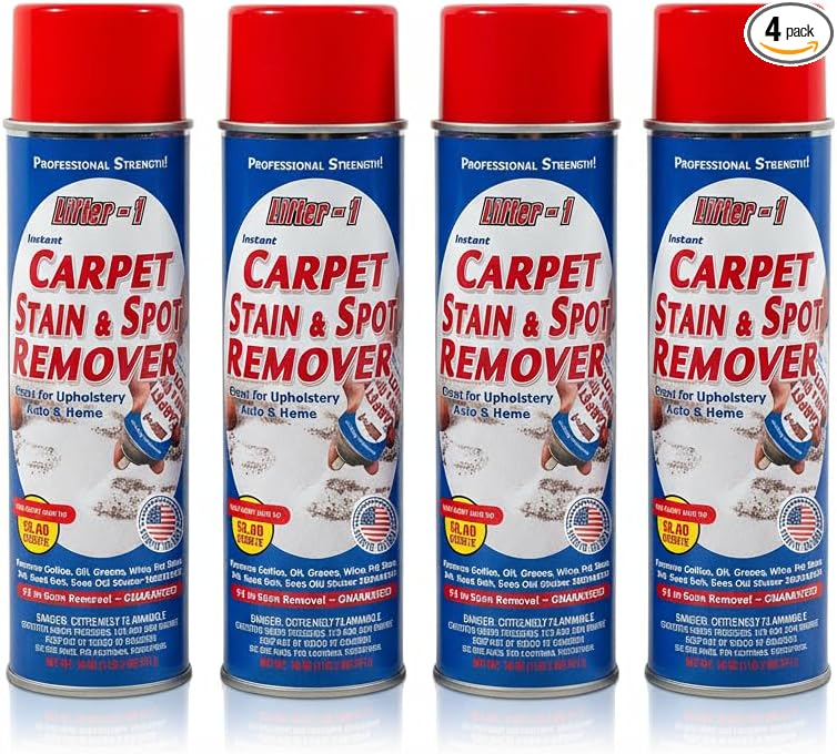 Carpet Spot Remover, Stain and Red Wine Remover and Spot Treatment for Oil, Grease, Urine, Cleaning Performance for Rugs