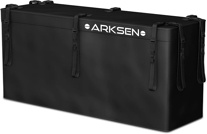 ARKSEN Hitch Cargo Carrier Bag for 19" x 53" Baskets Waterproof 10.75 Cubic Feet Large Capacity Luggage Storage (50" L x