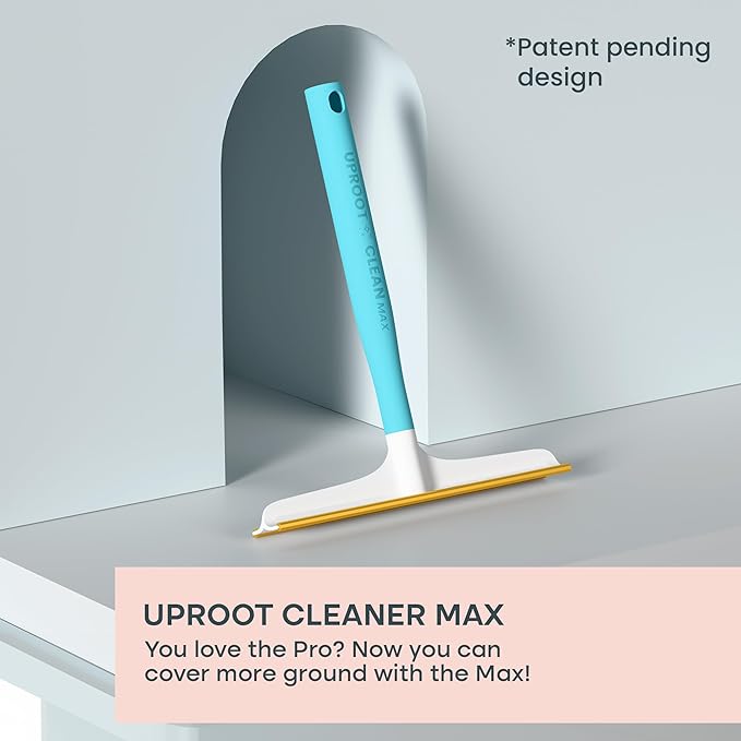 Uproot Cleaner Max Dog Hair Remover for Car & Carpet - Rake for Pet Hair Removal - 2X Faster Than Uproot Cleaner Pro - Cat Remover for Large Fabrics & Rugs